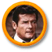 Roger Moore as James Bond